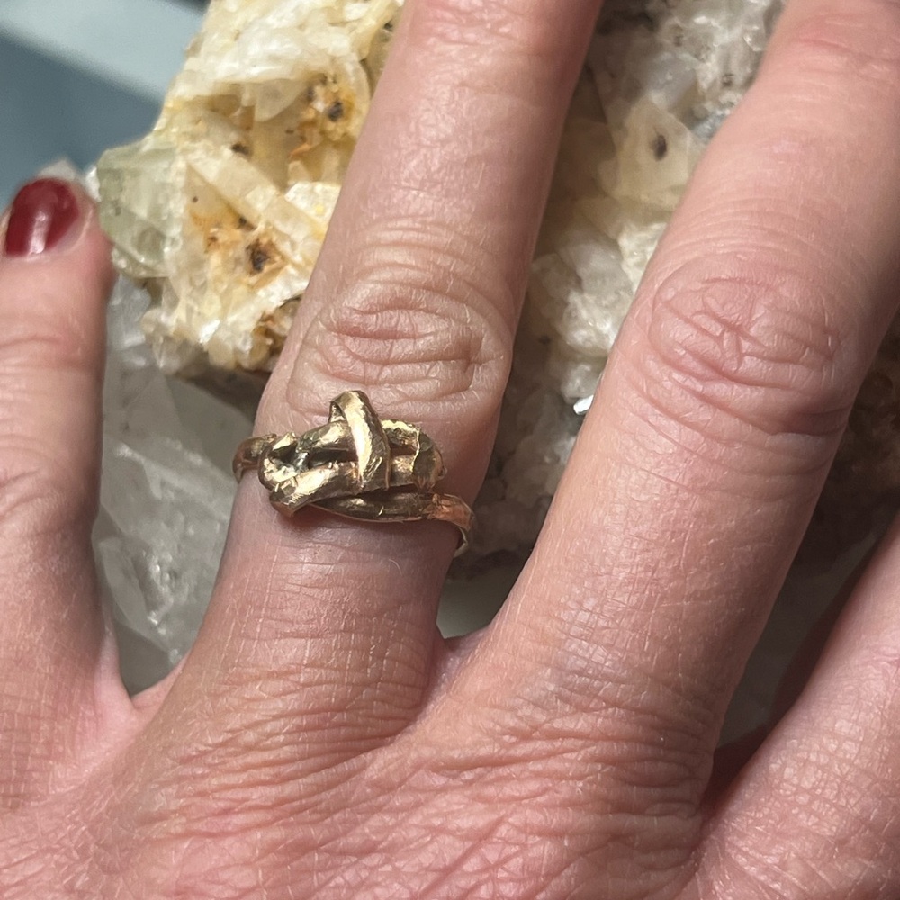 SOLD; 14k GF Handmade Ring